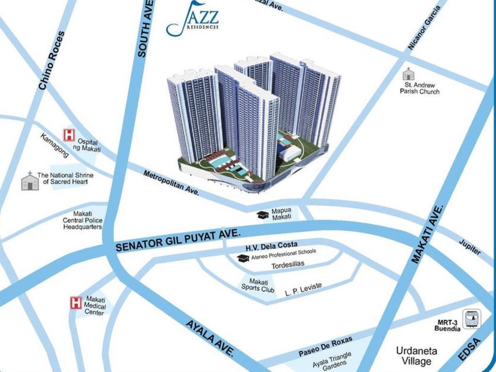 All At Jazz - Makati Serviced Apartments Makati City Eksteriør bilde